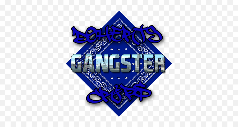 Doherty Gangster Crips - Bandana Png,Crips Logos