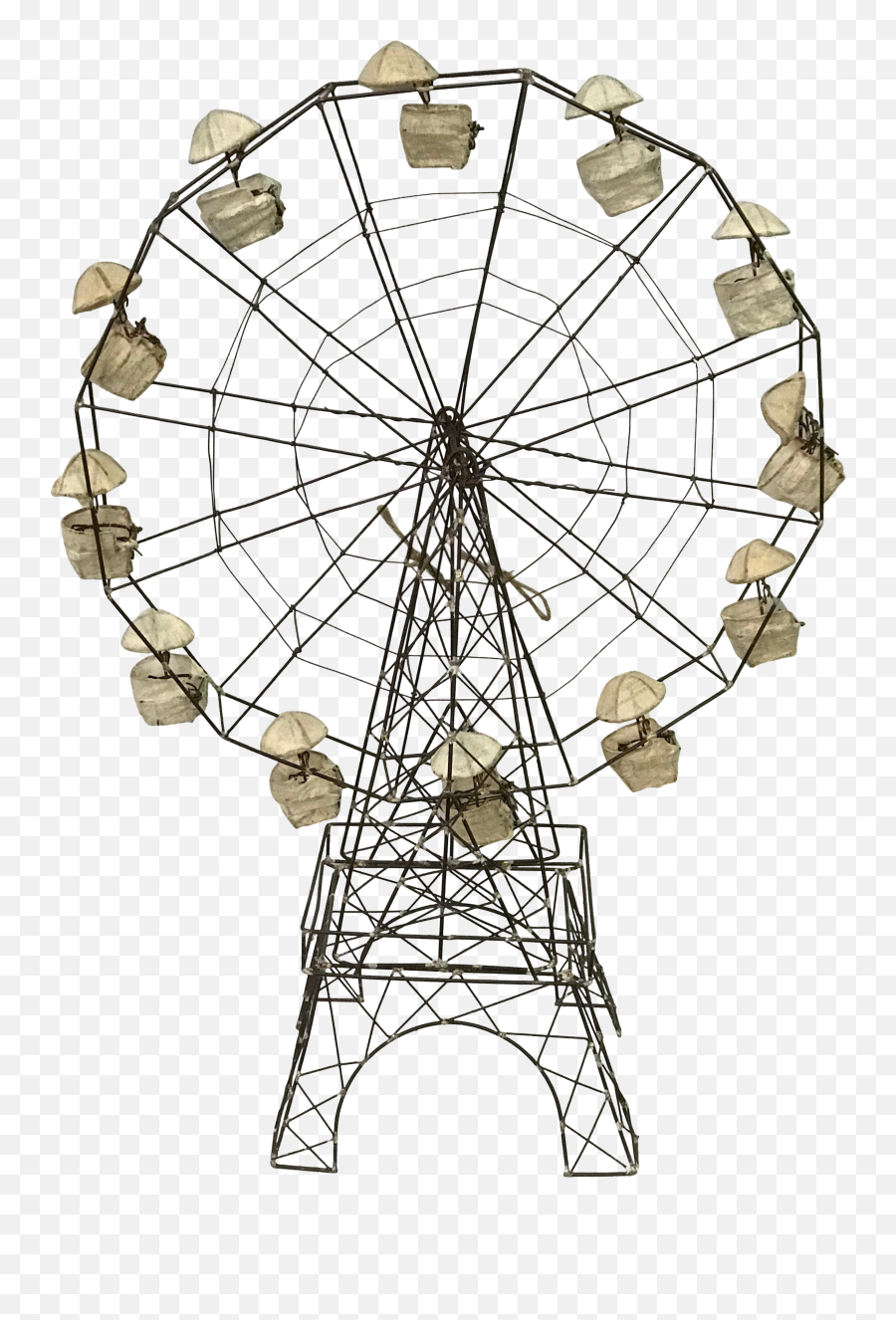 Old World Italian Crafted Ferris Wheel - Ferris Wheel Png,Ferris Wheel Transparent