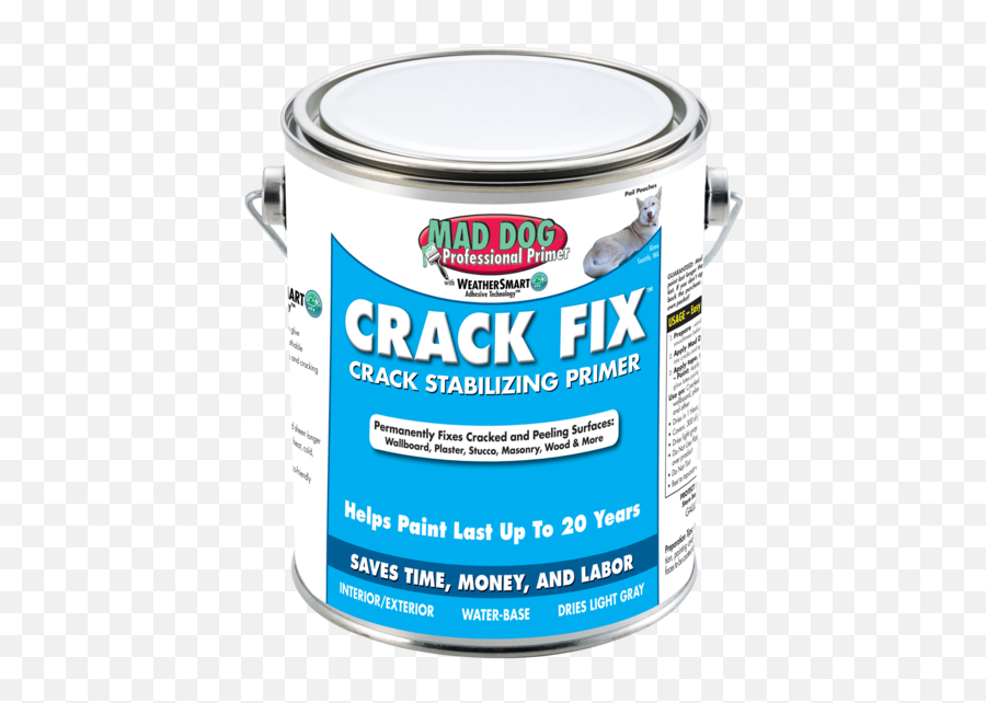 Mad Dog Crack Fix Stabilizing Primer Free Shipping - Mad Dog Crack Fix Interior Primer Png,Transparent Crack