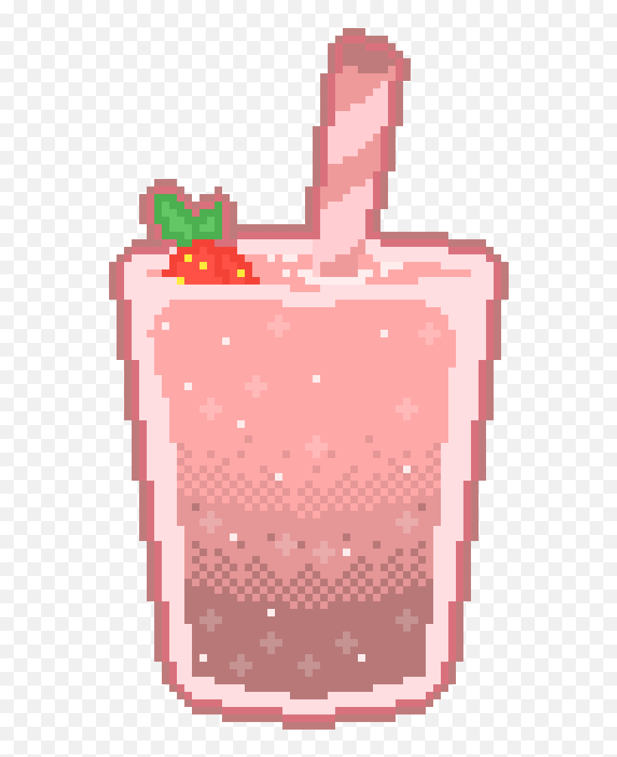 A Sweet Strawberry Milkshake - Illustration Transparent Girly Png,Milkshake Transparent