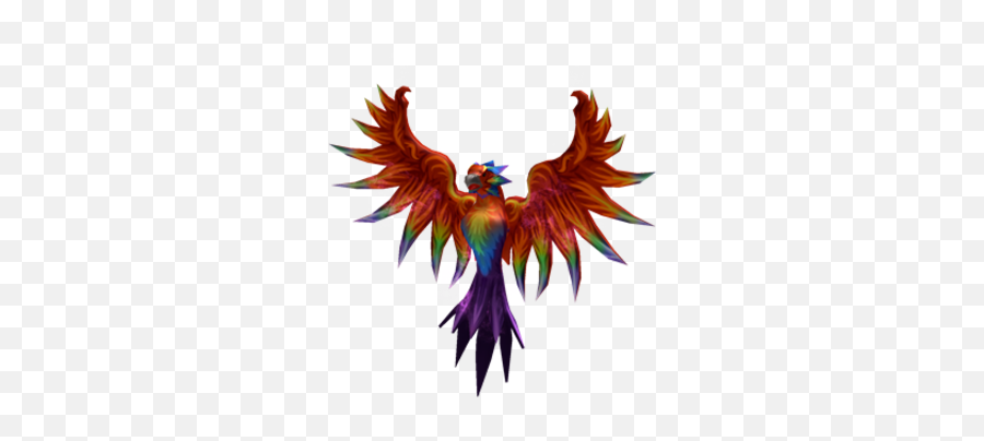 Omega Rainbow Phoenix Monster Islands - Roblox Wiki Fandom Phoenix Roblox Png,Phoenix Bird Png
