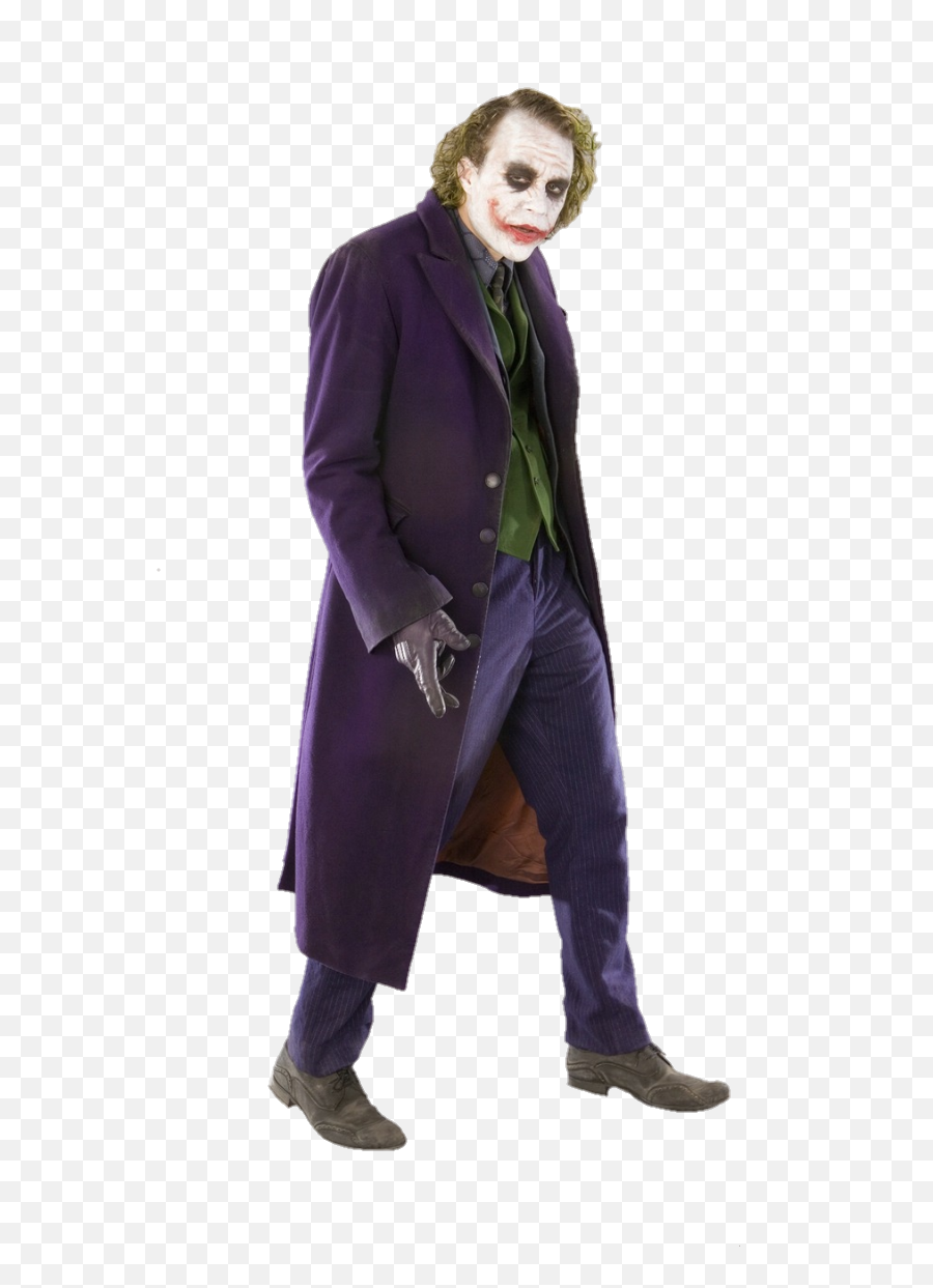 Dark Knight Joker Png Vector Black - Joker Heath Ledger Png,The Joker Png