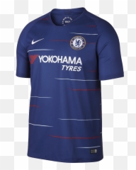 Chelsea Fc 1819 Home Jersey - Yokohama png