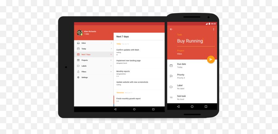 Perfect Checklist App For Your Company - Todoist Android Png,Wunderlist Badge Icon