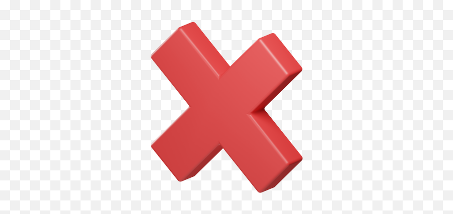 Cross Icon - Download In Line Style Vertical Png,Red X Over Charging Icon