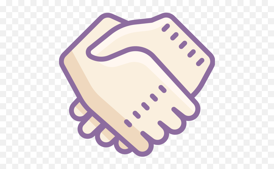 Handshake Icon In Cute Color Style - Expectations Clipart Transparent Png,Hand Shake Icon