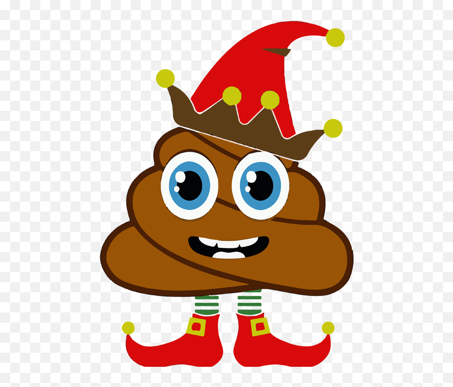 Elf Clipart Poop 5 - Cartoon Elf Pooping Png,Shit Emoji Png