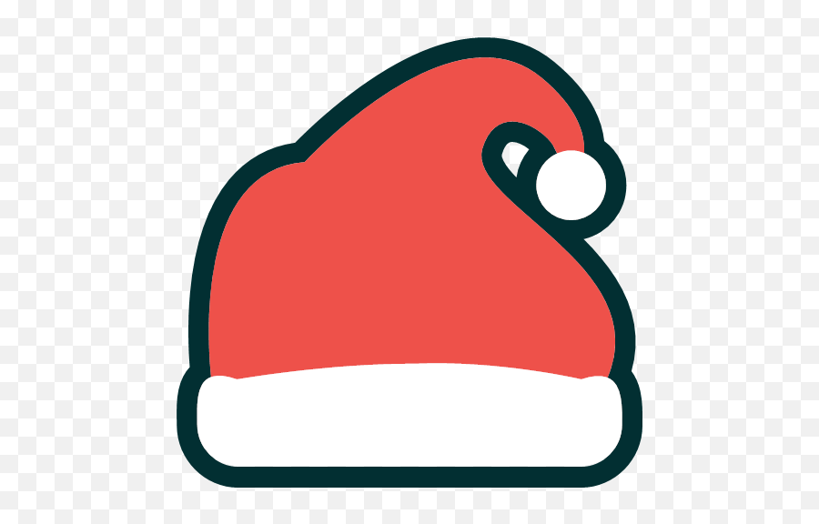 Christmas Decoration Hat Holiday Santa Winter Xmas Icon Png