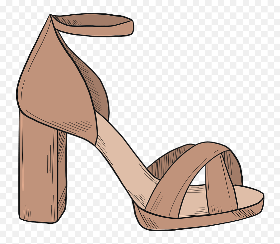 High Heel Clipart - Sandal Png Download Full Size Clipart Png Heels Brown Png,Hotline Miami Desktop Icon