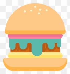 Flat Version Svg Burger Icon - Birthday Icons png