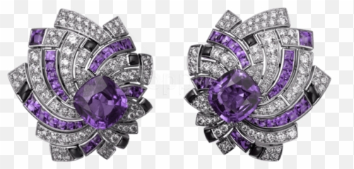 Purple Diamond Png Images Collection For Free Download - Amethyst Diamond Earring Cartier,Loose Diamonds Png