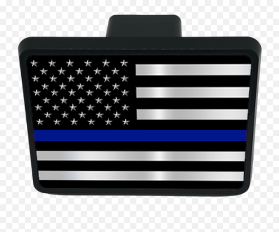 Custom Trailer Hitch - Thin Blue Line American Flag Png,Zippo American Icon