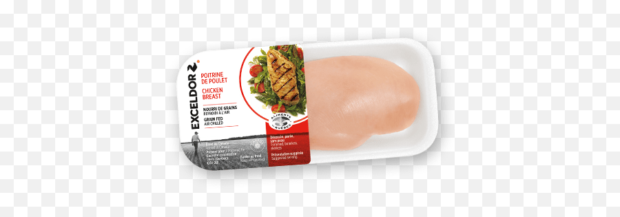 Chicken Breast Single Pack Products Exceldor - Knackwurst Png,Chicken Breast Png