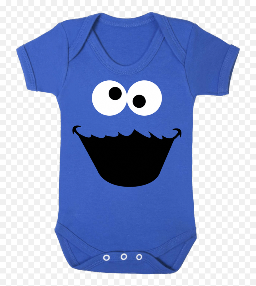 Cookie Monster Inspired Baby Vest - Smiley Png,Cookie Monster Png