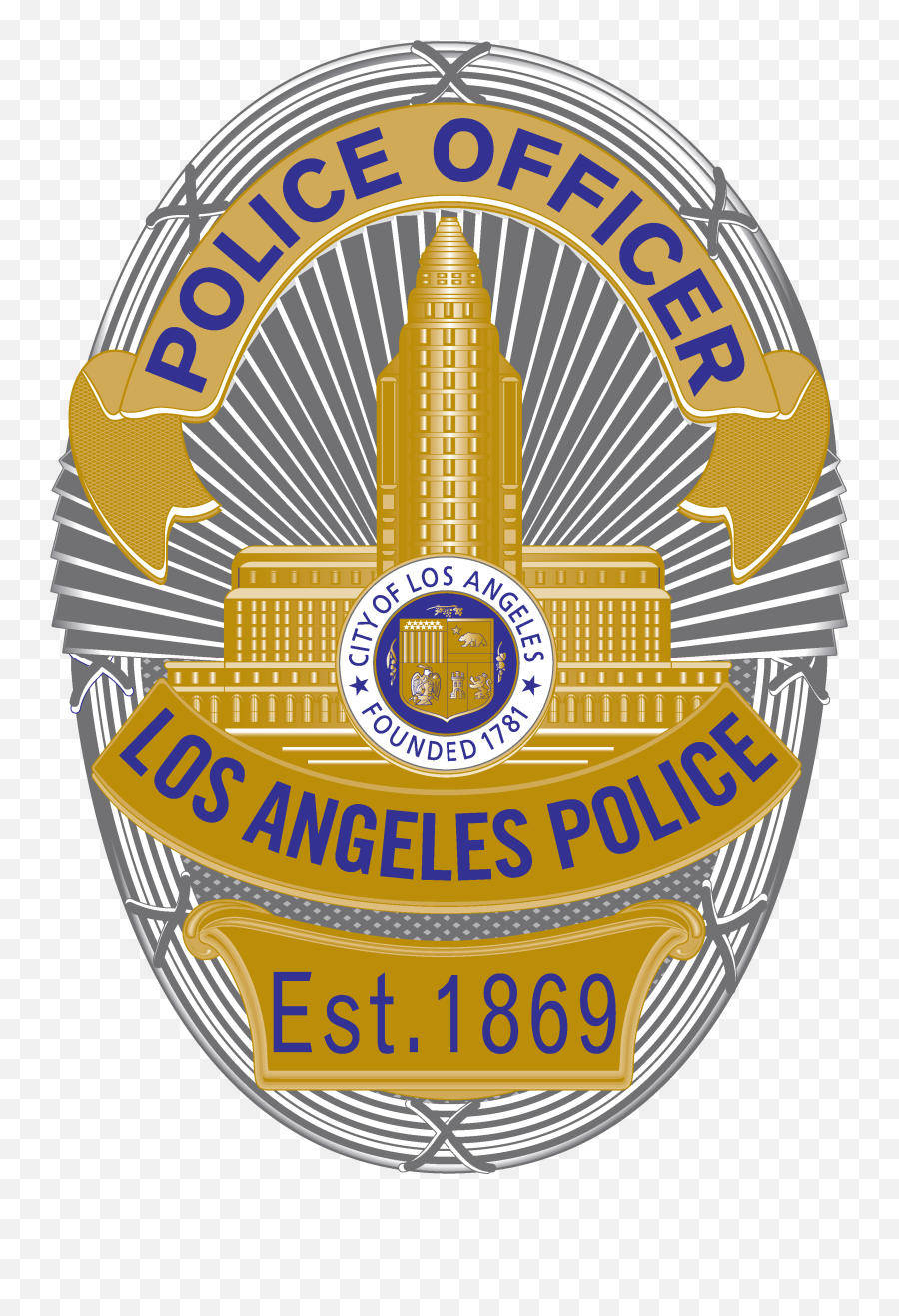 Lapd Badge Clipart - Badge Png,Badge Png