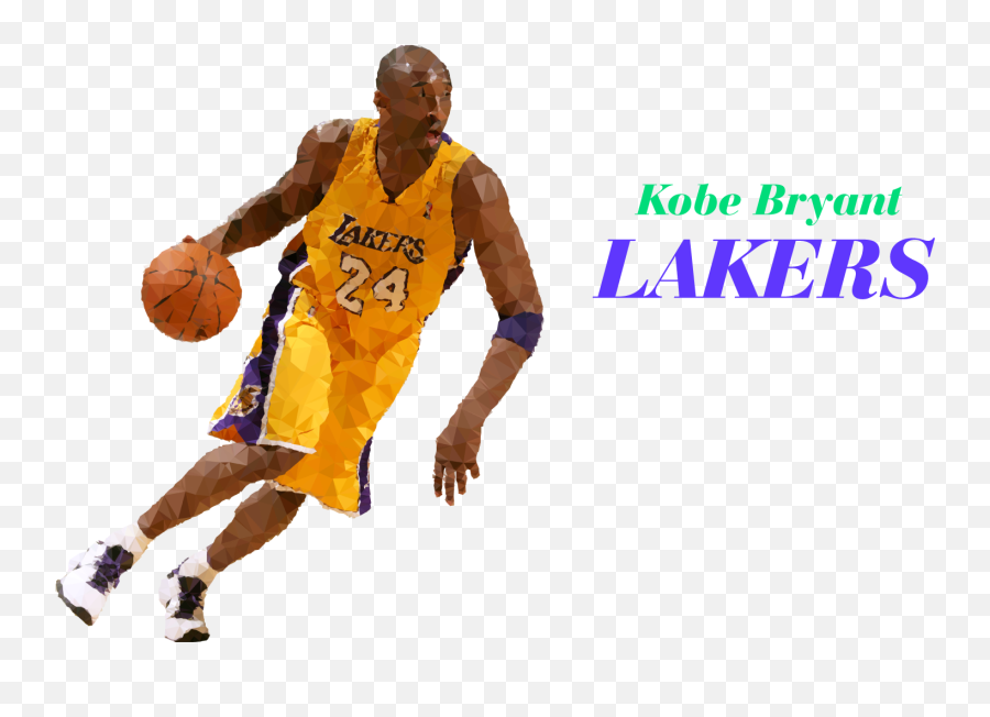 Low Poly Kobe Bryant - Kobe Bryant Lakers Transparent Png,Kobe Bryant Transparent