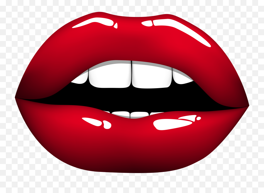 Lips Outline Transparent Png Clipart - Red Lips Clip Art,Lips Clipart Png