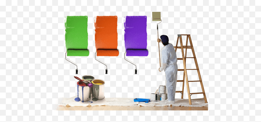 Download Home Painting - Painting Work In Qatar Png,Painter Png