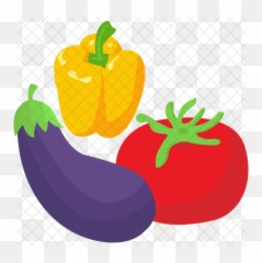 Raw Vegetables Vector Icon - png