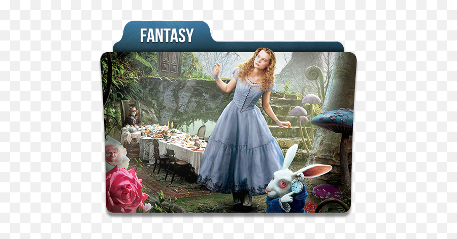Fantasy Folder Icon - Movie Genres Folders Icons Softiconscom Alice In Wonderland Kitap Png,Fantasy Png