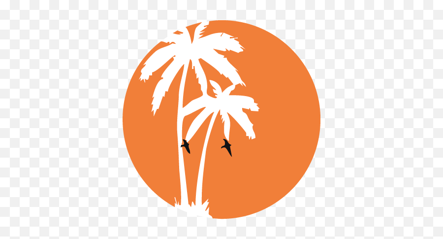 Download Tropical Treasure - Tropical Beach Logo Png Full Decal,Beach Logo