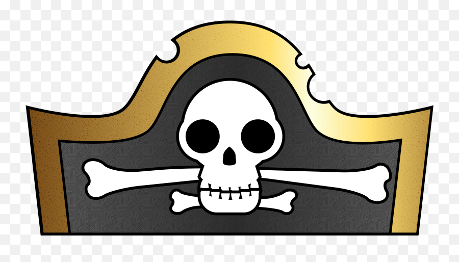 Pirate Hat Template For Kids - Captain Logo Template Png,Pirate Hat Png
