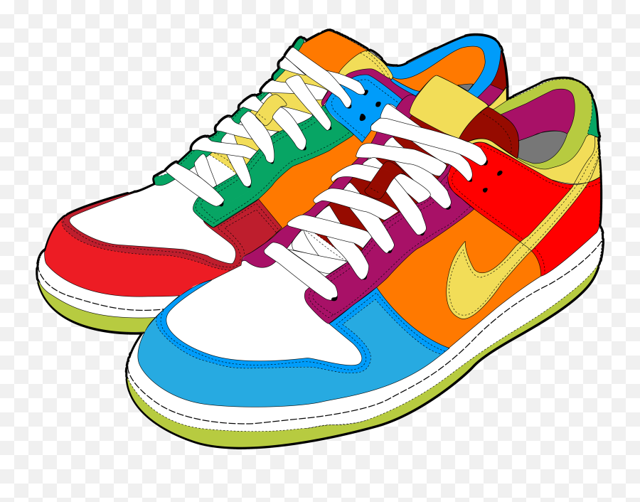 Free Cartoon Shoes Png Download - Sneakers Clipart,Cartoon Shoes Png