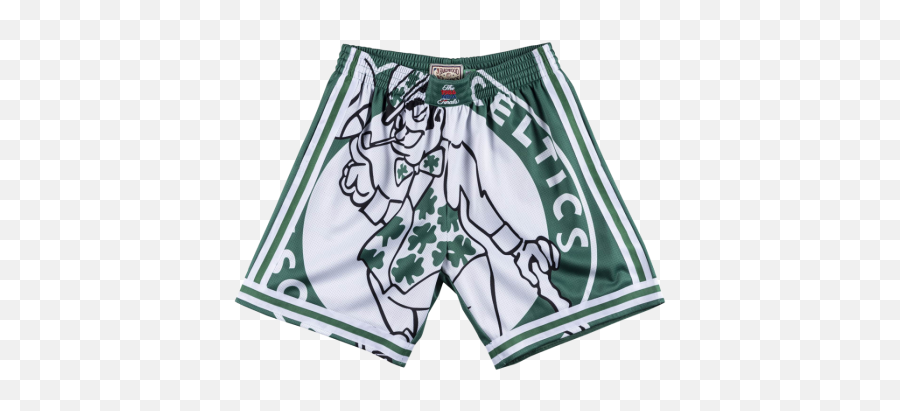 Mitchell U0026 Ness Boston Celtics Big Face Shorts - Boston Celtics Nba Shorts Png,Boston Celtics Png