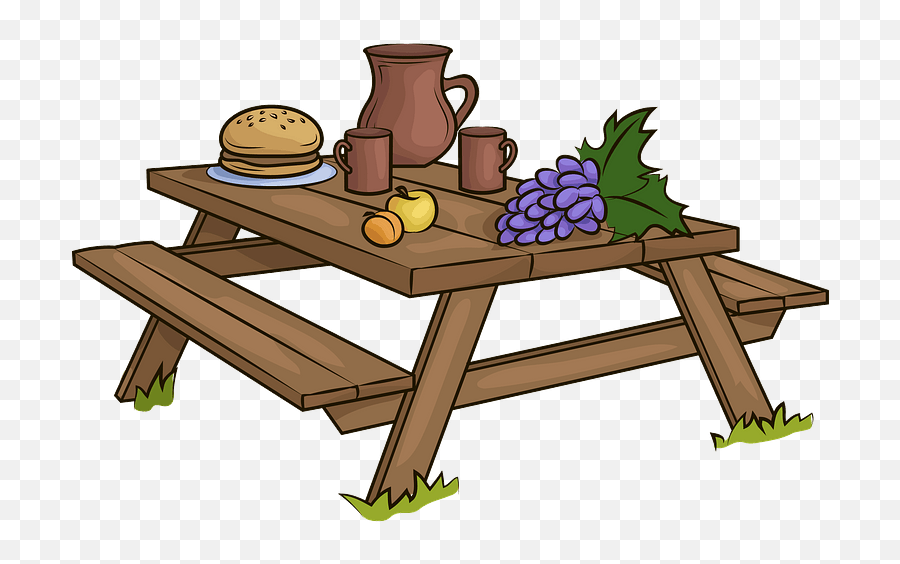 Picnic Table Clipart Free Download Transparent Png Creazilla - Picnic Table Clipart,Picnic Png