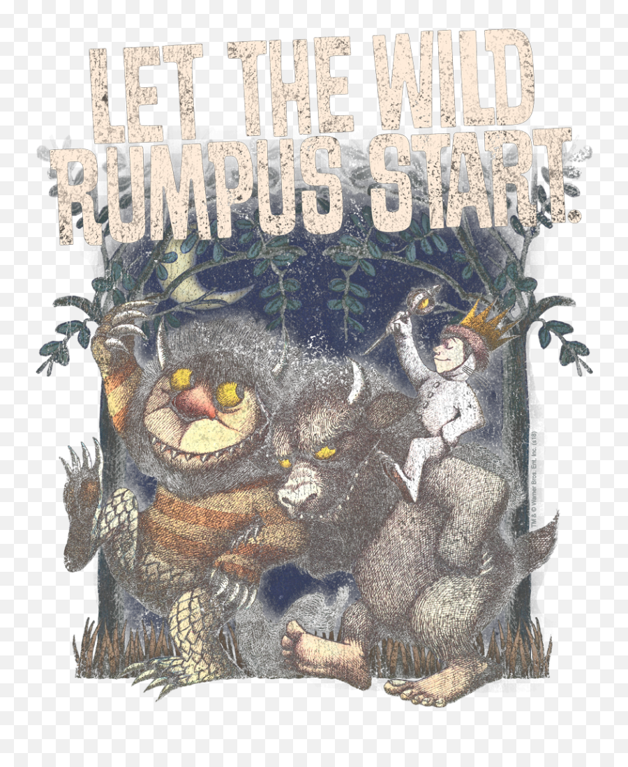 Where The Wild Things Are Rumpus Menu0027s Regular Fit T - Shirt Creative Arts Png,Where The Wild Things Are Png