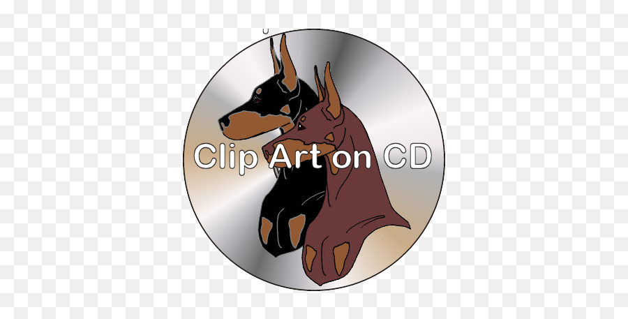 Clip Art - Doberman Pinscher Clipart Sampler U2014 Argostar Dog Art Png,Doberman Png