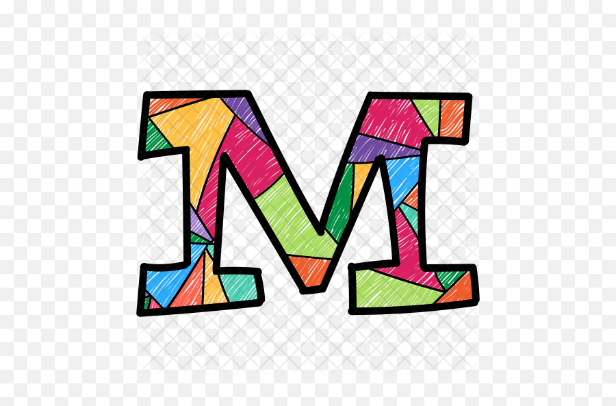 Alphabet Letter M Icon Of Colored - Alphabet M Letter Design Png,M&m Logo