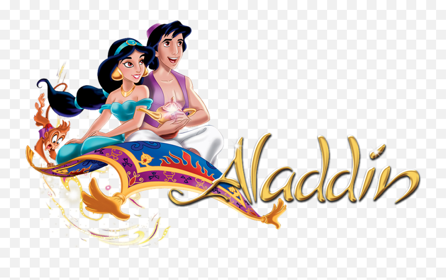 Aladdin Logo - Jasmine And Aladdin On Magic Carpet Png,Aladdin Logo Png