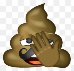 Nails Emoji Png - Poop With Thermometer