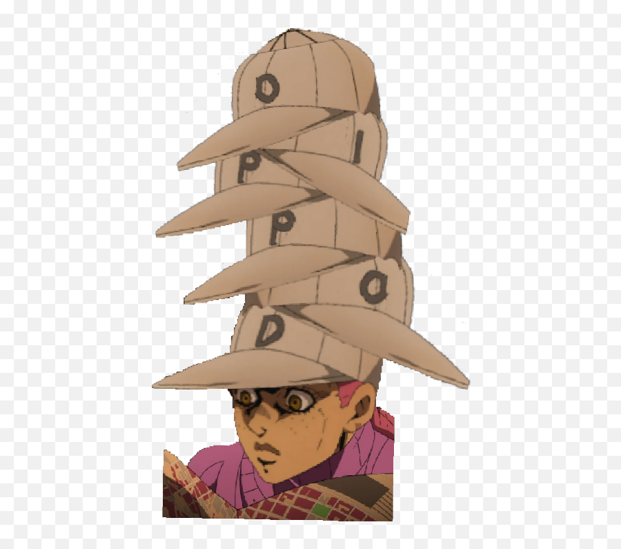 I Spent Way Too Much Time Making This - Jjba Doppio With Hat Png,Jojo Hat Png