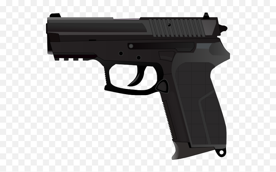Pistol Clip Art - Vector Clip Art Online Sig P320 Compact 9mm Png,Pistol Png