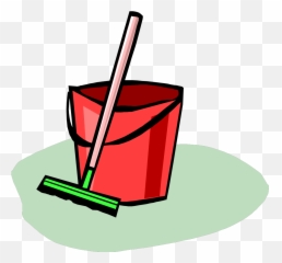 Bucket And Mop Png Svg Clip Art For - Cleaning Supplies Clip Art,Mop Png