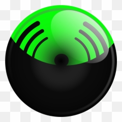 Glassy Wifi Symbol Svg Vector Clip Art - Circle png