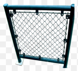 Chain Link Fence Png - Gym Chain Link Fence Floral Frame On Green Background