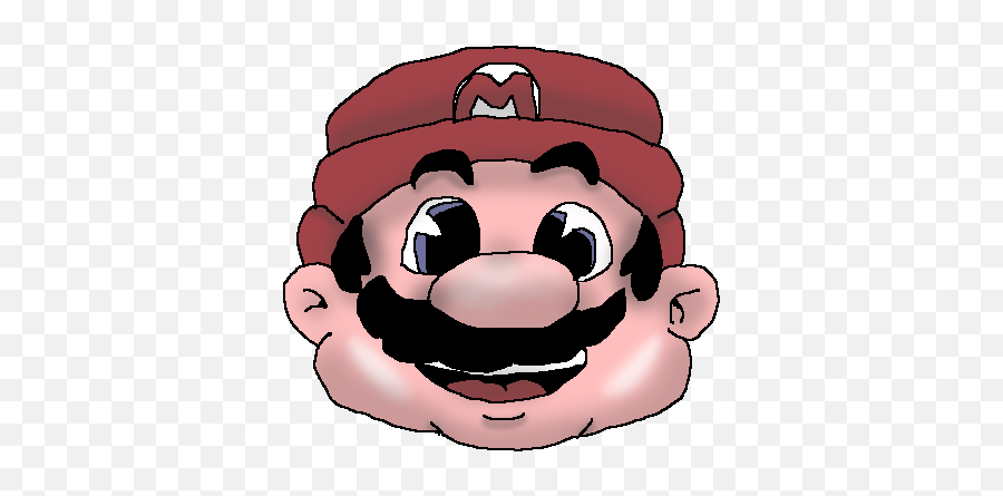 Mario Head Png 5 Image - Mario Head Front Png,Mario Head Transparent