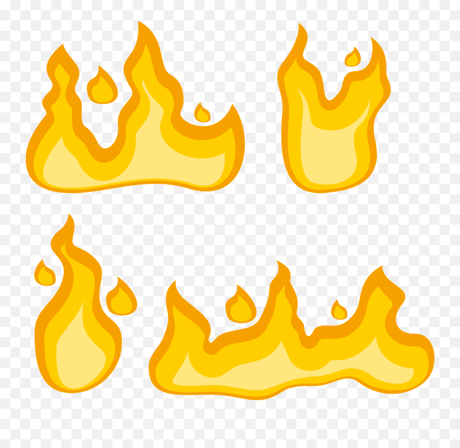 Flames Fire Clipart - Stencil Flames No Background Png,Transparent Flames