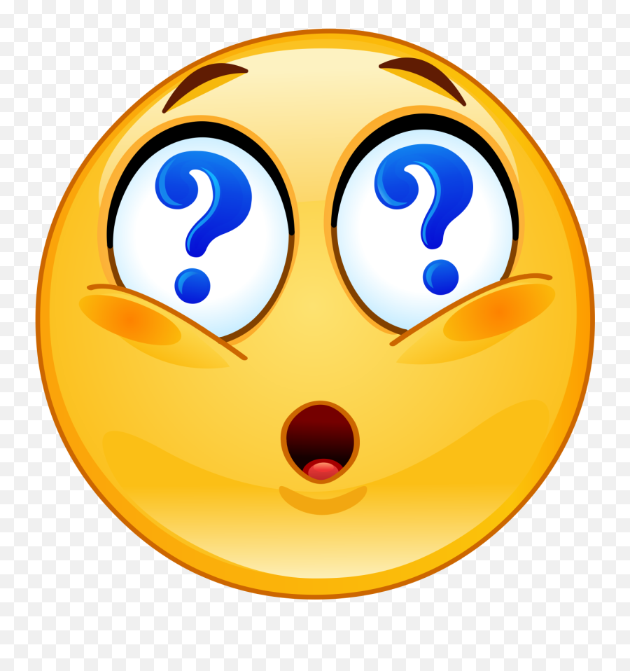 Question Emoji Decal - Smiley Question Png,Question Emoji Png