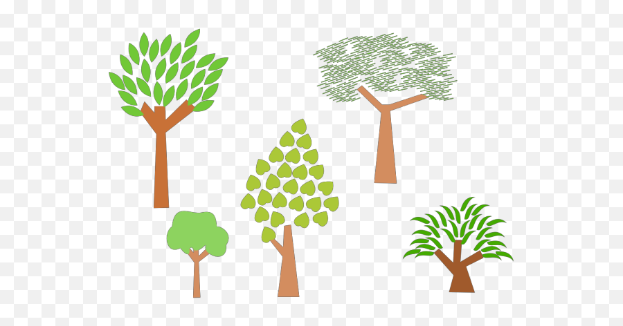 Cartoon Trees Png Svg Clip Art For Web - Small Clip Art Trees,Trees Png Images