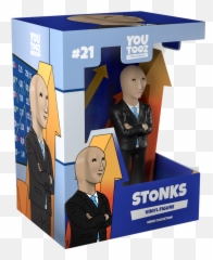 New Stonks Youtooz - Youtooz Stonks Png,Meme Man Transparent
