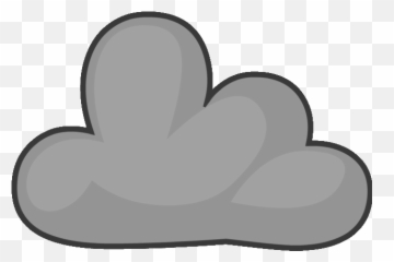 Thunderstorm Body - Cloudy Bfdi Orange Full Size PNG Language