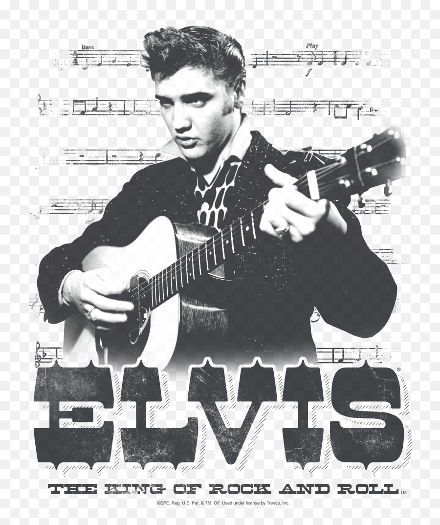 Elvis Presley The King Of Menu0027s Slim Fit T - Shirt Elvis Elvis Presley Sun Records Png,Elvis Presley Png
