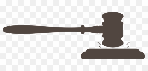 Gavel Judge Judgement - Transparent Justice png