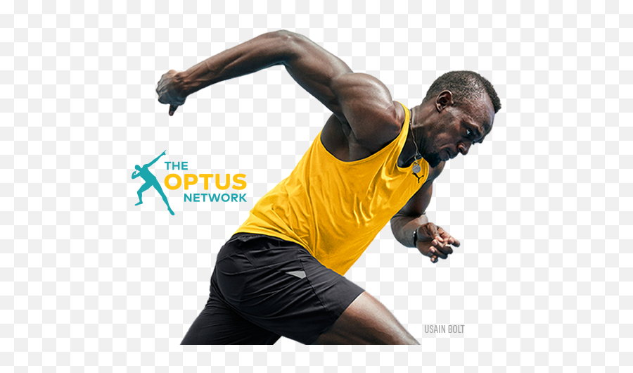Usain Bolt To Ccm - Optus Usain Bolt Ad Png,Usain Bolt Png