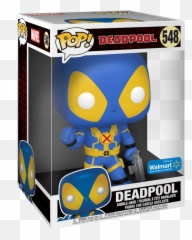 Funko Pop Marvel Deadpool - 10 wGun Blue Inch png