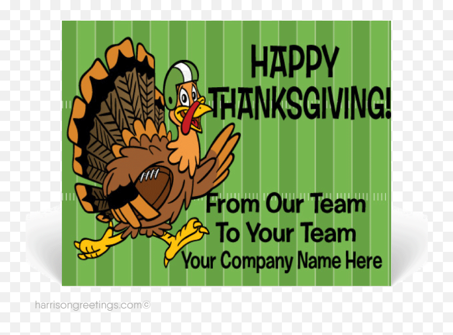 Download Turkey Football Thanksgiving Postcards - Happy Language Png,Happy Thanksgiving Transparent Background